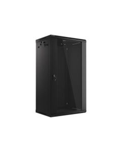 LANBERG RACK CABINET 19” WALL-MOUNT 22U/600X450 (FLAT PACK) BLACK   V2