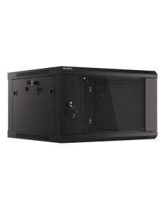 LANBERG RACK CABINET 19” WALL-MOUNT 6U/600X600 (FLAT PACK) V2 BLACK  