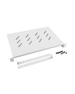 LANBERG 19" FIXED SHELF 1U/483X300MM MAX LOAD CAPACITY UP TO 25KG GREY  