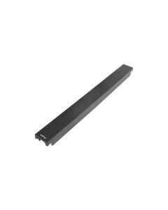 LANBERG 19" PLASTIC FAST ASSEMBLY FIRE RETARDANT BLANKING PANEL 1U BLACK  