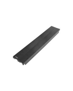 LANBERG 19" PLASTIC FAST ASSEMBLY FIRE RETARDANT BLANKING PANEL 2U BLACK  