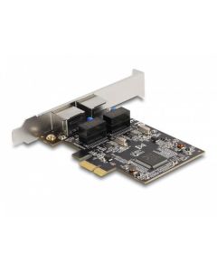 Delock PCI Express x1 karta na 2 x RJ45 Gigabit LAN