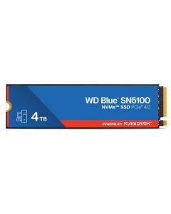 WD Blue SN5100 4TB SSD Powered by SANDISK / NVMe M.2 PCIe Gen4 / Interní / chladič / M.2 2280