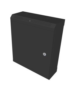 10" rack jednodílný 9U/140 DATACOM černý plech.dveře
