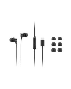 Lenovo sluchátka USB-C Wired In-Ear Headphones (with control box)