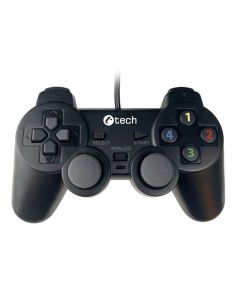 C-TECH Gamepad Callon pro PC/PS3, 2x analog, X-input, vibrační, 1,8m kabel, USB