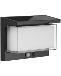 IMMAX SUN SEE venkovní solární nástěnné LED osvětlení IP44, 900lm, PIR senzor