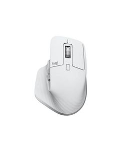 Logitech bezdrátová myš MX Master 3s - USB-C/ 8000dpi/ Logitech Flow/Bolt/7 tlačítek/tichá - bílo šedá