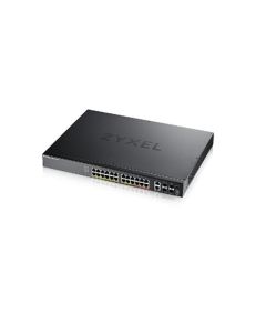 Zyxel XGS2220-30HP, L3 Access Switch, 400W PoE, 16xPoE+/10xPoE++, 24x1G RJ45 2x10mG RJ45, 4x10G SFP+ Uplink, incl. 1 yr 