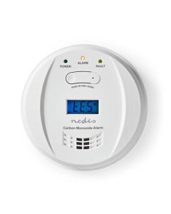 Nedis DTCTCO40WT - Detektor Oxidu Uhlenatého - CO Alarm | S testovacím tlačítkem | 85 dB | Bílá