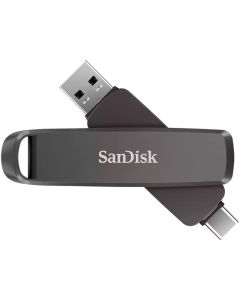 SanDisk Extreme PRO Dual Drive 1TB / USB Type-C + USB Type-A / USB 3.2 Gen 1 / kov / černá