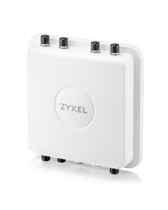Zyxel WAX655E, 802.11ax 4x4 Outdoor Access Point  external Antennas (not included), Single Pack exclude Power Adaptor,  