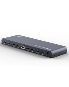 PremiumCord HDMI 2.0 splitter 1-8 porty, 4K x 2K/60Hz, FULL HD, 3D, černý