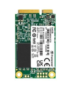 TRANSCEND MSA372I 64GB Industrial SSD disk mSATA, SATA III (MLC), 550MB/s R, 450MB/s W