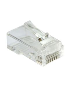 XtendLan Konektor RJ45 CAT6 UTP, EZ type, drát, balení 100ks