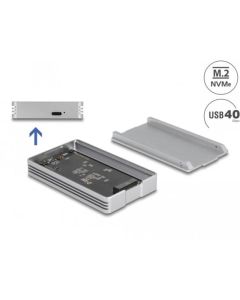 Delock Pouzdro USB4™ 40 Gbps na 1 x SSD M.2 NVMe - beznástrojový