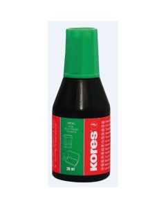 Razítková barva Kores, 28 ml, zelená
