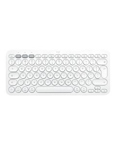 Logitech klávesnice Bluetooth Keyboard K380 US, bílá