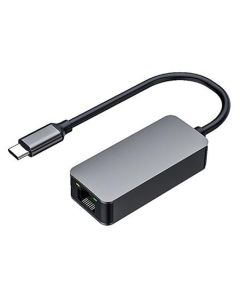 PremiumCord adaptér USB-C -> LAN RJ45 ETHERNET 2,5G/1000 MBIT Aluminium