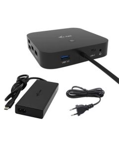 I-tec USB-C HDMI + Dual DP Docking Station with Power Delivery 100 W + i-tec Universal Charger 112 W