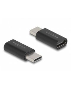 Delock Adaptér SuperSpeed USB 10 Gbps (USB 3.2 Gen 2) USB Type-C™ samec na port samice černý