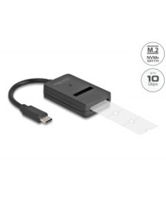 Delock Kombo převodník pro SSD M.2 NVMe PCIe nebo SATA s USB Type-C™ 10 Gbps