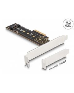 Delock PCI Express x4 Karta na 1 x interní NVMe M.2 Key M 110 mm - Low Profile