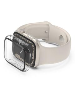 Belkin ochrana displeje ScreenForce 2v1 pro Apple Watch Série 4/5/6/SE/7/8/9, 44/45mm, průhledné - NOVÁ VERZE
