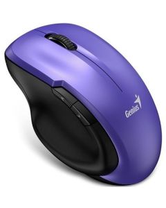 Genius Ergo 8200S Myš, bezdrátová, optická, 1200dpi, 5 tlačítek, tichá, BlueEye senzor, USB, fialová