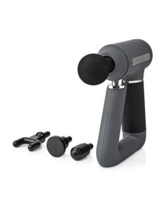 Nedis HCMSG300 - Sportovní Masážní Pistole | Vestavěný Lithium-Ion | Dobíjecí | 6 režimů masáže | USB Kabel | Šedá
