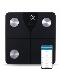 Salente SlimFit, osobní diagnostická fitness váha, Bluetooth, černá