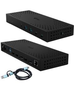 I-tec USB 3.0 / USB-C / Thunderbolt, 3x 4K Docking Station Gen 2 + Power Delivery 100W