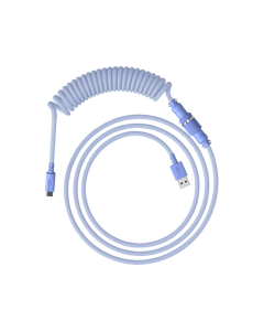 HyperX USB-C spirálový kabel světle fialový