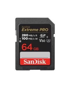 SanDisk SDXC karta 64GB Extreme PRO (280 MB/s Class 10, UHS-II V60)