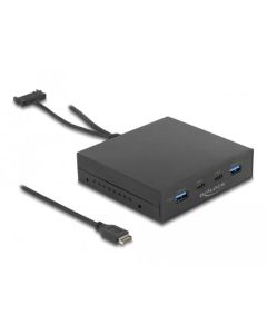 Delock 3.5” USB 3.2 Gen 2 přední panel 2 x USB Type-C™ + 2 x USB Typ-A