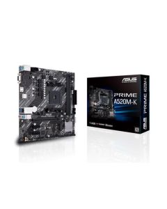 ASUS PRIME A520M-K, AM4, AMD A520, 2x DDR4, mATX