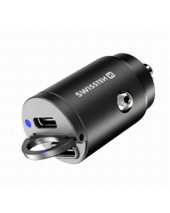 SWISSTEN CL ADAPTÉR POWER DELIVERY 2x USB-C 45W NANO ČERNÝ
