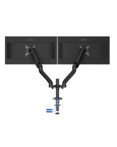 AOC AD110D0 Monitor Dual arm 13-27" (2x monitor s VESA 75x75 a 100x100mm) s USB hubem