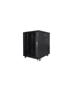 LANBERG Volně stojící skříň 19" 15U/600x800 černá (RAL9004)   (v rozloženém stavu)