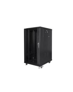 LANBERG Volně stojící skříň 19" 22U/600x800 černá (RAL9004)   (v rozloženém stavu)