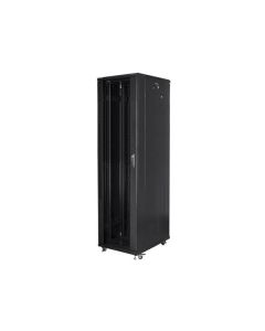 LANBERG Volně stojící skříň 19" 37U/800x800 (v rozloženém stavu) černá (RAL9004)  