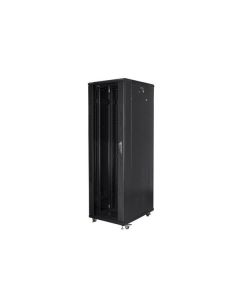LANBERG Volně stojící skříň 19" 42U/800x800 (v rozloženém stavu) černá (RAL9004)  