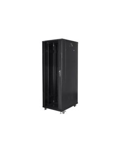 LANBERG Volně stojící skříň 19" 47U/800x800 (v rozloženém stavu) černá (RAL9004)  
