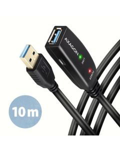 AXAGON ADR-310, USB3.2 aktivní prodlužovací / repeater kabel, 10m