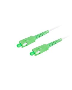 LANBERG optický patch cord SM SC/APC-SC/APC simplex 35m LSZH G657B3 průměr 3mm, barva bílá  