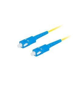 LANBERG optický patch cord SM SC/UPC-SC/UPC simplex 5m LSZH G657A1 průměr 3mm, barva žlutá  