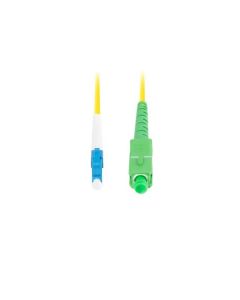 LANBERG optický patch cord SM LC/UPC-SC/APC simplex 2m LSZH G657A1 průměr 3mm, barva žlutá  