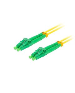 LANBERG optický patch cord SM LC/APC-LC/APC duplex 10m LSZH G657A1 průměr 3mm, barva žlutá  