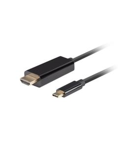 Lanberg USB-C(M)->HDMI(M) kabel 3m 4K 60Hz černá