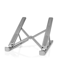 Nedis NBSTND100SI - Stojan na Notebook| Počet úhlů: 6 | 17 " | Bez Osvětlení
